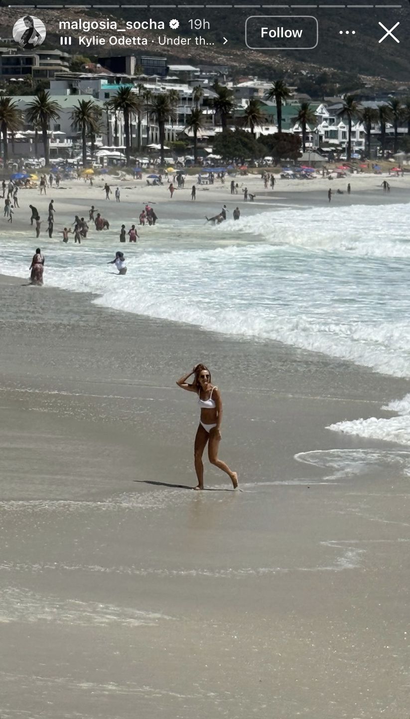 Małgorzata Socha w bikini na wakacjach