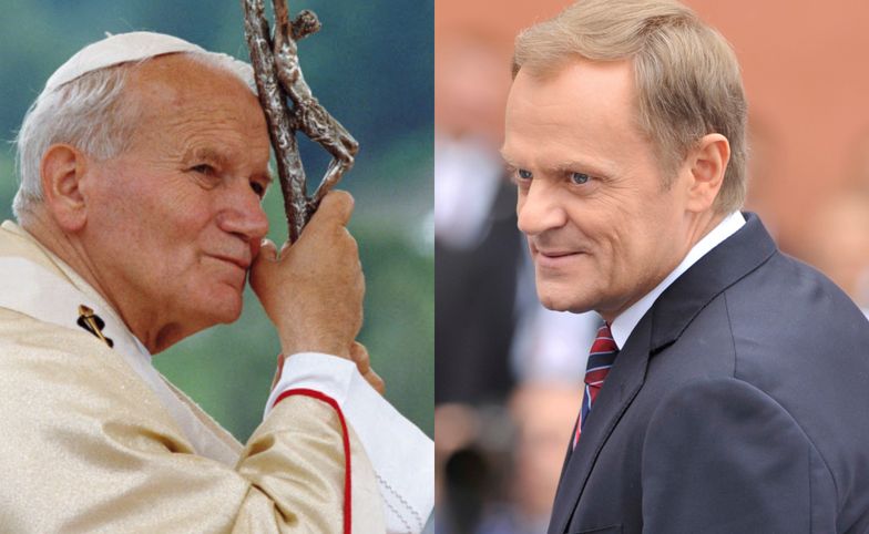 Donald Tusk porównany do Jana Pawła II. Jerzy Urban: Jawi się jak motyl