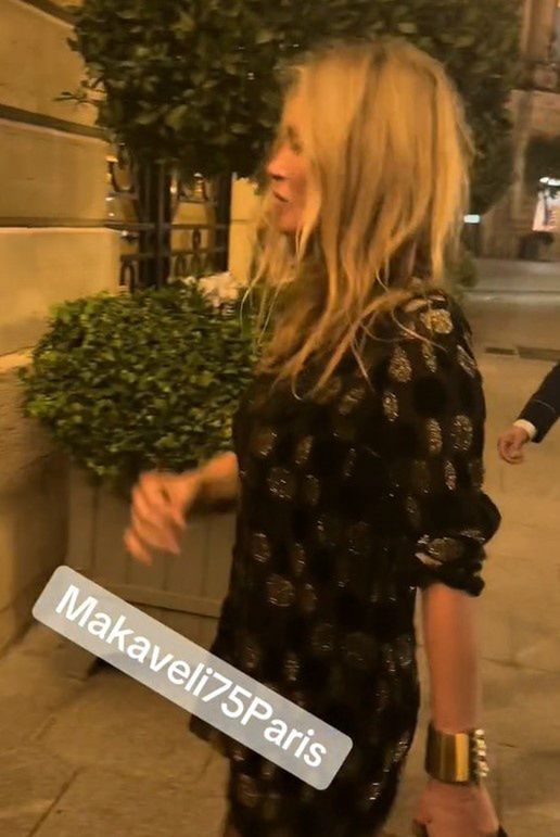 Kate Moss w drodze do hotelu
