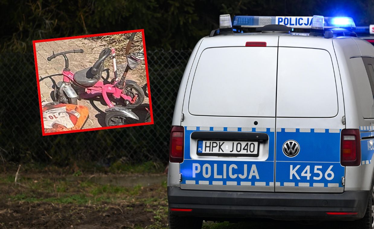 Policjantów naprowadziła różowa hulajnoga 