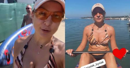 Bikiniara Magdalena Narożna pozdrawia z Chorwacji z UKOCHANYM