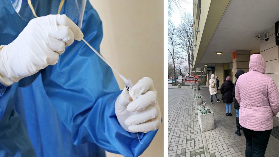 Koronawirus. Chętni ustawiają się w kolejce do testów, a ekspertka ostrzega: to już ostatni dzwonek, by zdążyć przed świętami Bożego Narodzenia.