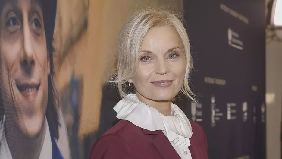 Małgorzata Foremniak na premierze filmowej
