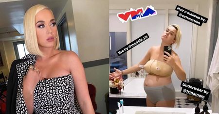 Katy Perry pozuje w biustonoszu dla karmiących mam zaledwie 5 DNI PO PORODZIE (FOTO)