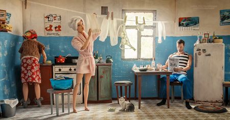 Fotografka opowiada, jak wyglądałoby życie Barbie i Kena w ZSRR
