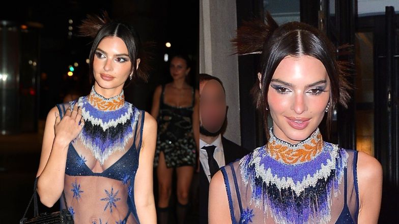 Emily Ratajkowski na imprezie po MET Gali. Odważna kreacja