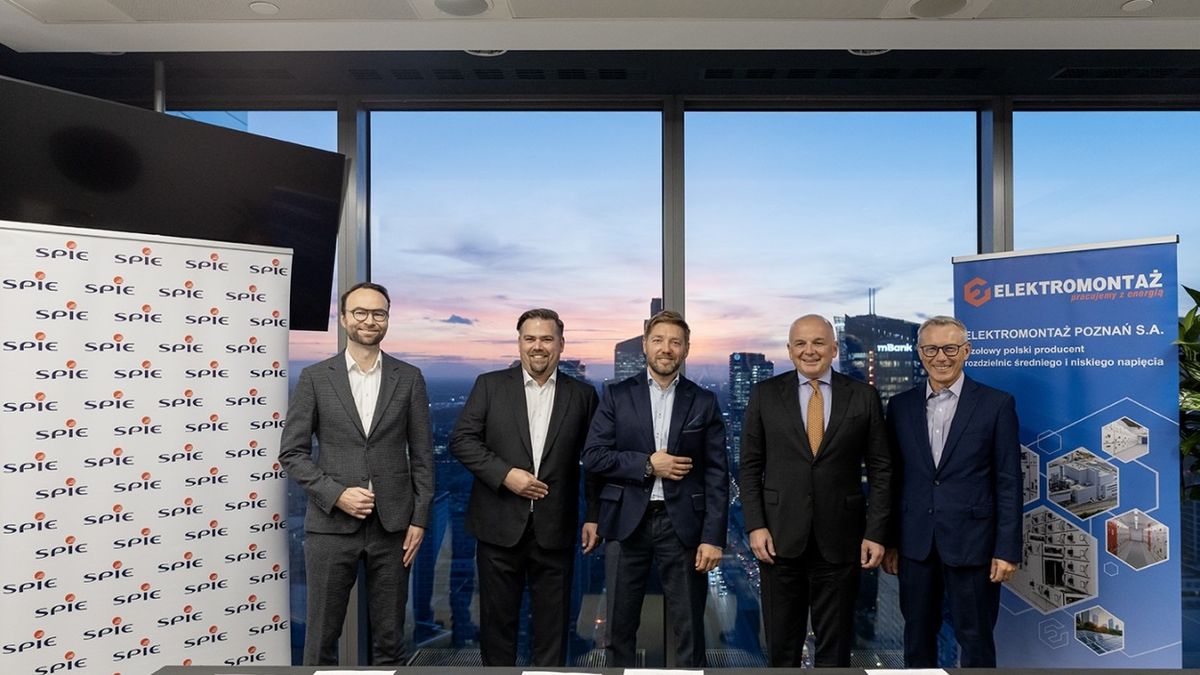 SPIE podpisuje umowę kupna spółki Elektromontaż-Poznań S.A. w Po