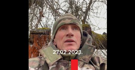 Znany ukraiński informator z Bachmutu. Wykorzystuje polski karabinek Grot