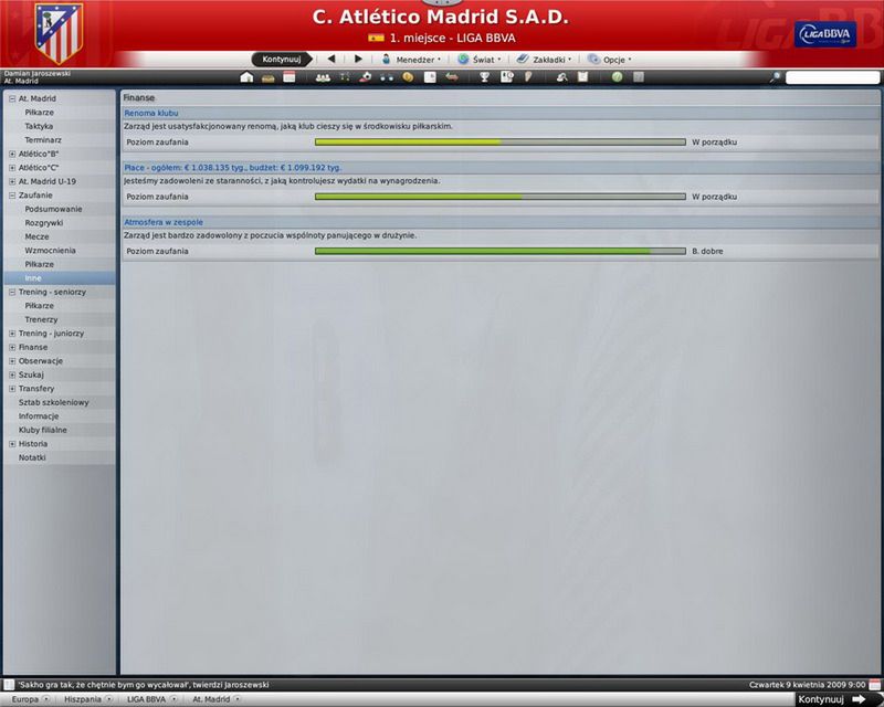 GRRRecenzja: Football Manager 2009 (PC) 5