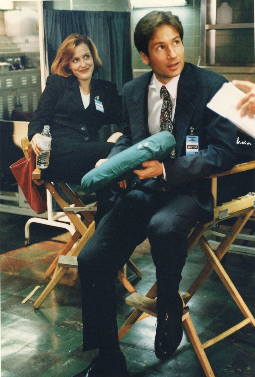 David Duchovny i Gillian Anderson, lata 90.
