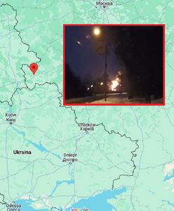 Ukraińcy wysłali drona. Rosja znowu płonie
