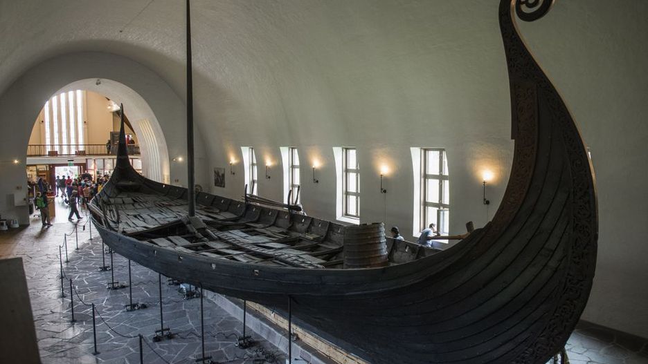 Łódź Wikingów w muzum w Oslo 