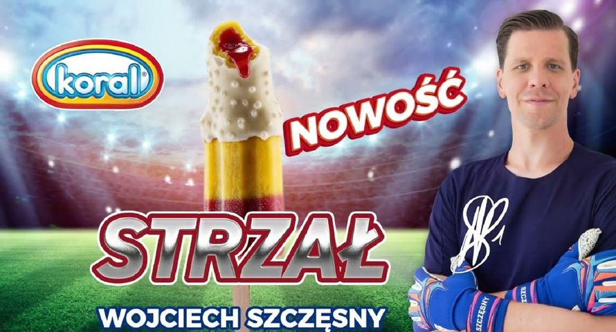Wojciech Szczęsny twarzą lodów Strzał. To nowość od Korala