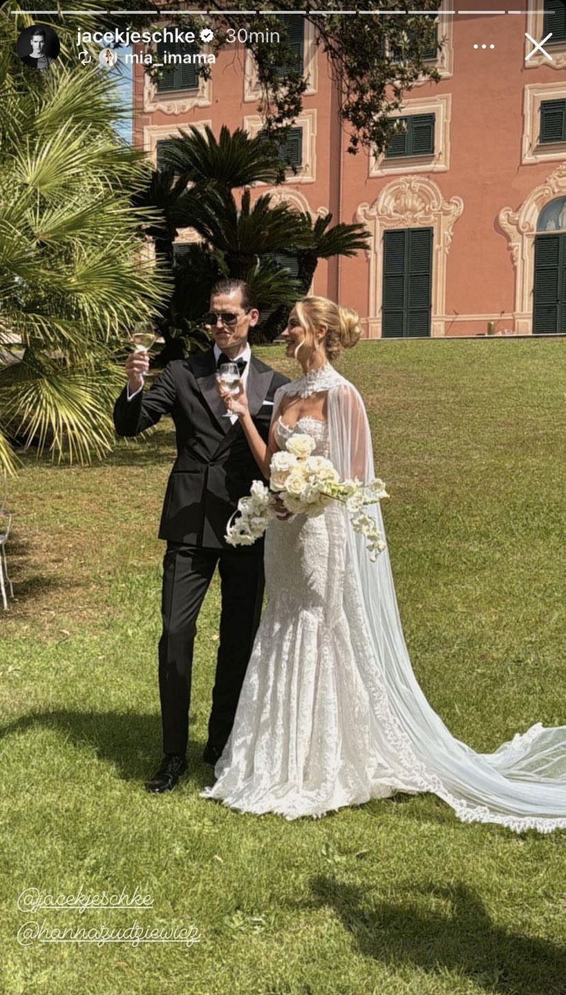 Tak wyglądały ślub i wesele Jacka Jeschke (Instagram)