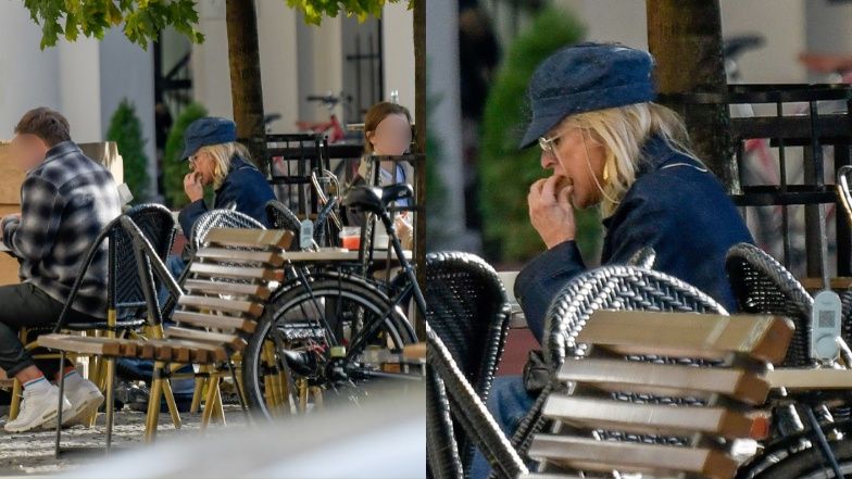 Monika Olejnik wybrała się do knajpki na Placu Zbawiciela