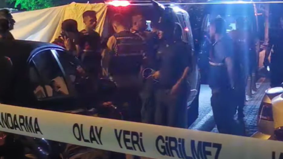 Screen z filmiku z akcji policji