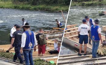 Mieli dbać o turystów. Pijani flisacy na Dunajcu