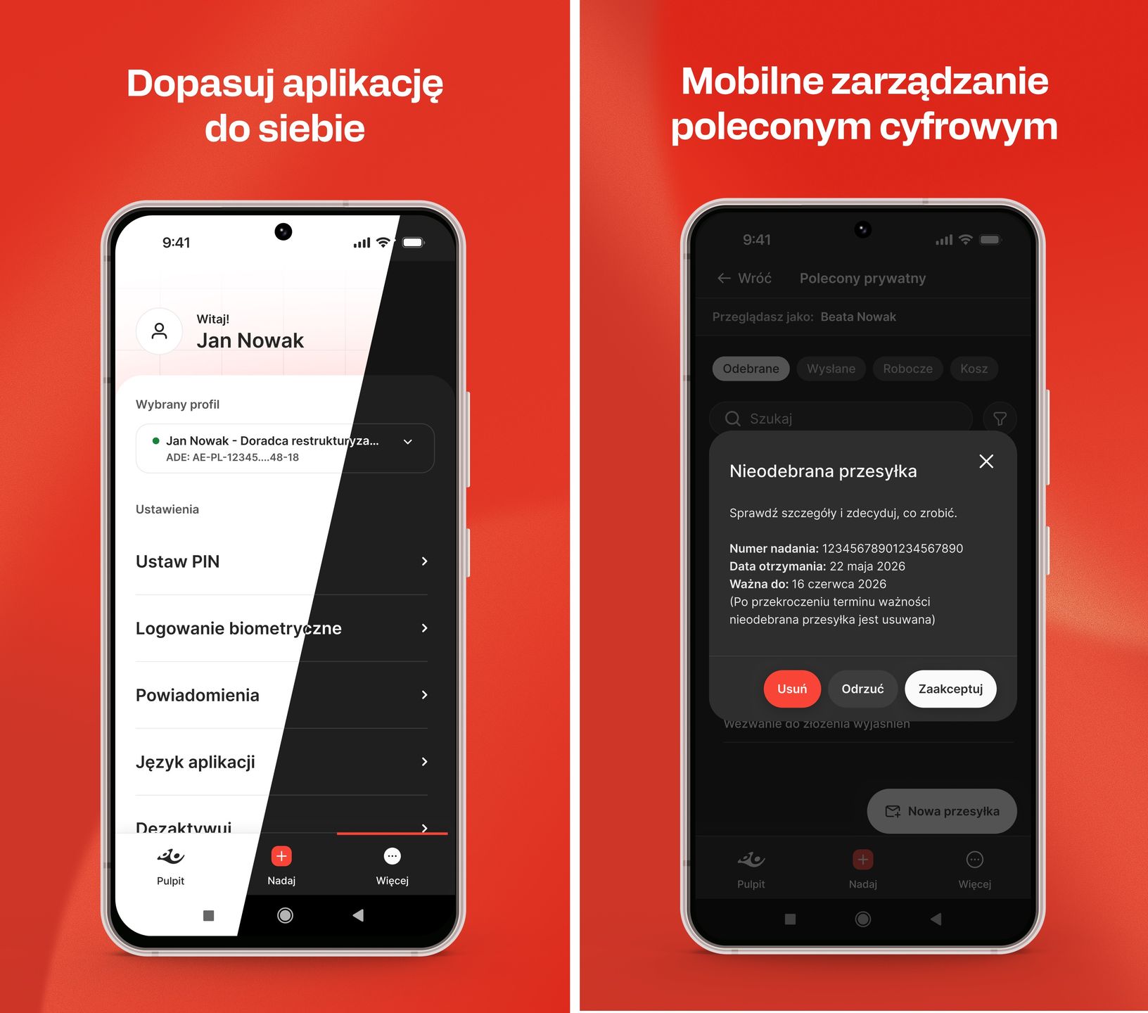 Aplikacja mobilna Poczty Polskiej
