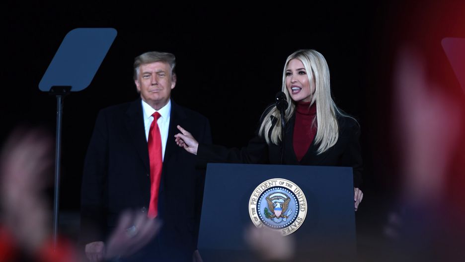 Donald Trump i  jego córka, Ivanka Trump