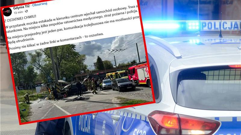 Groźny wypadek w Gdyni