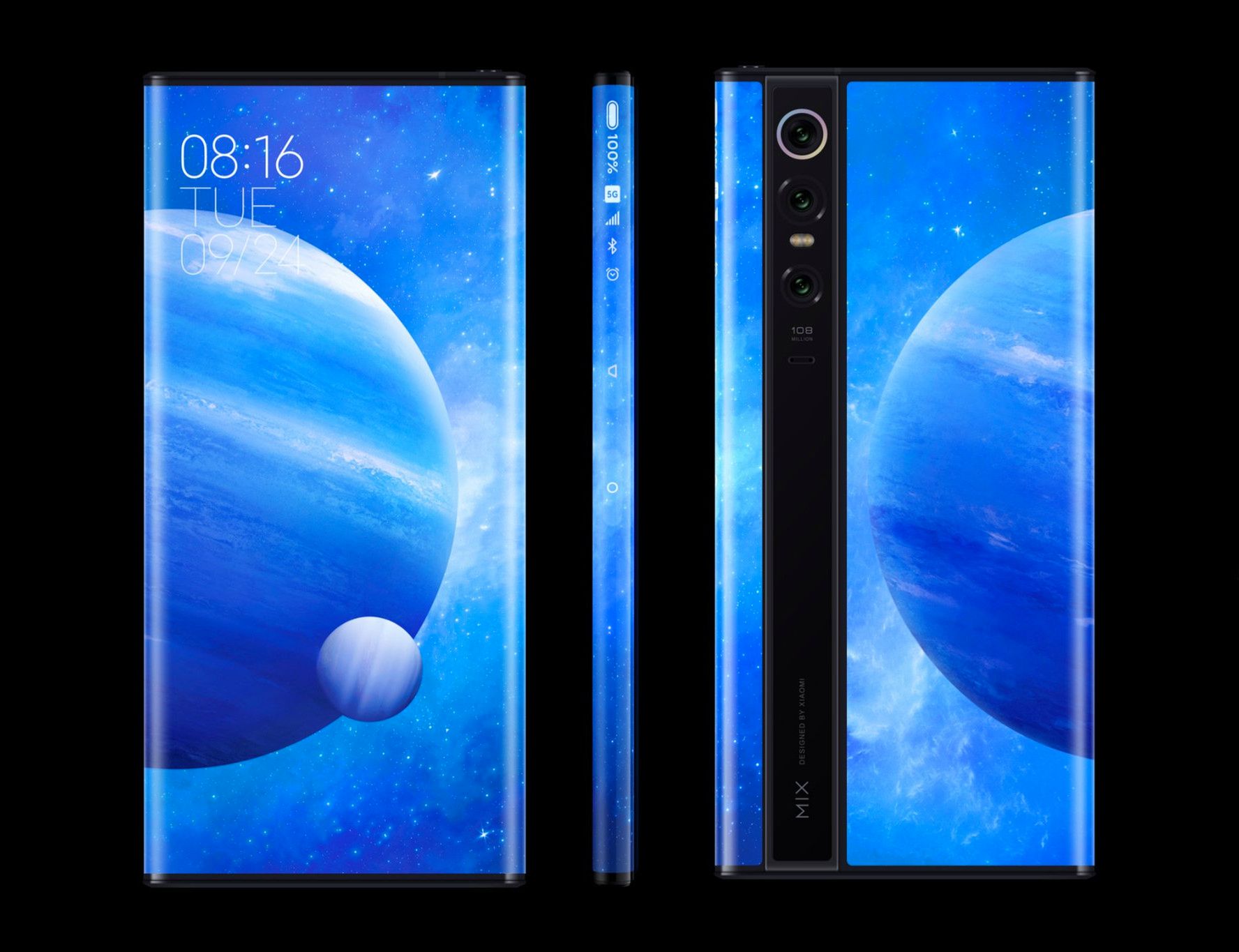 Xiaomi Mi MIX Alpha oficjalnie. Ma ekran owinięty wokół obudowy i astronomiczną cenę 2