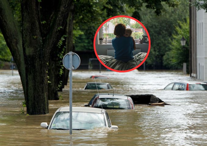 Dzieci z domu dziecka odcięte od świata przez powódź