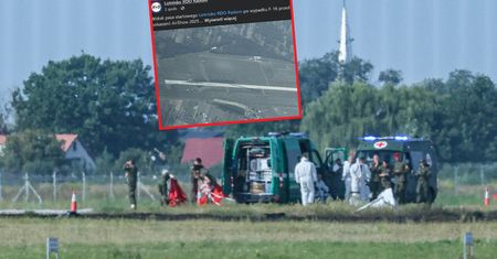 Tak wygląda pas startowy po katastrofie F-16 w Radomiu. Jest zdjęcie