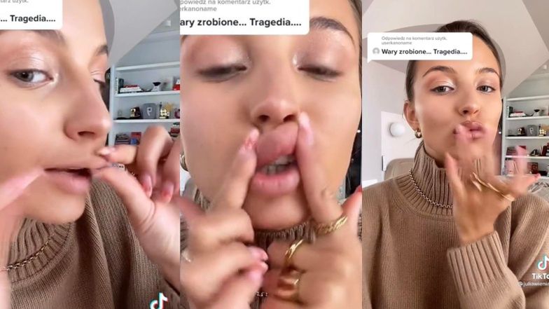 Julia Wieniawa udowadnia brak wypełniacza w ustach