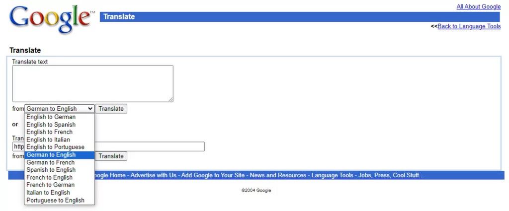 Pierwsza wersja beta Tłumacza Google
