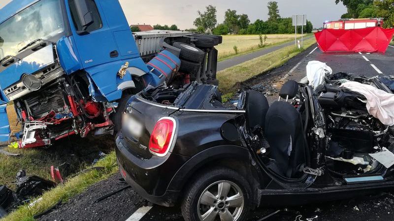 Śmiertelny wypadek na DK 55 w Kamionce