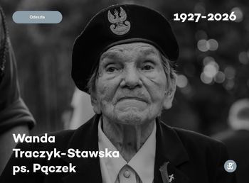 Nie żyje Wanda Traczyk-Stawska. Bohaterka Powstania Warszawskiego miała 99 lat