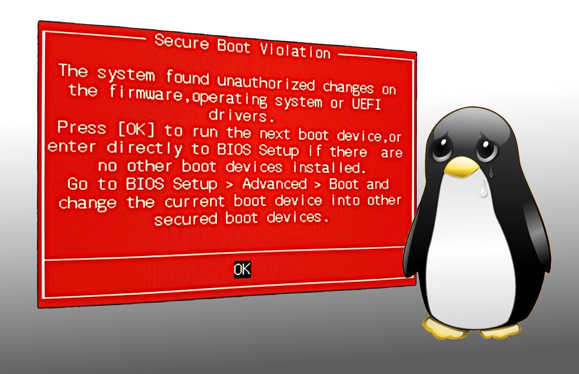 UEFI Secure Boot+Linux, czyli jak sprawić, aby to działało? - "Secure Boot Violation"
