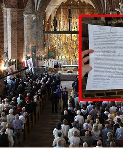Skandal w bazylice w Gdańsku. Rozdano ulotki