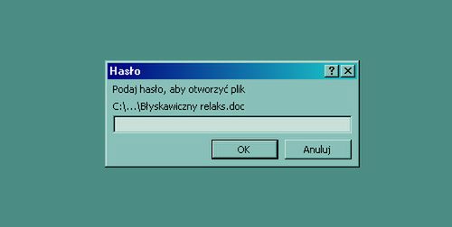 Dokumenty Office zabezpieczone hasłem 3