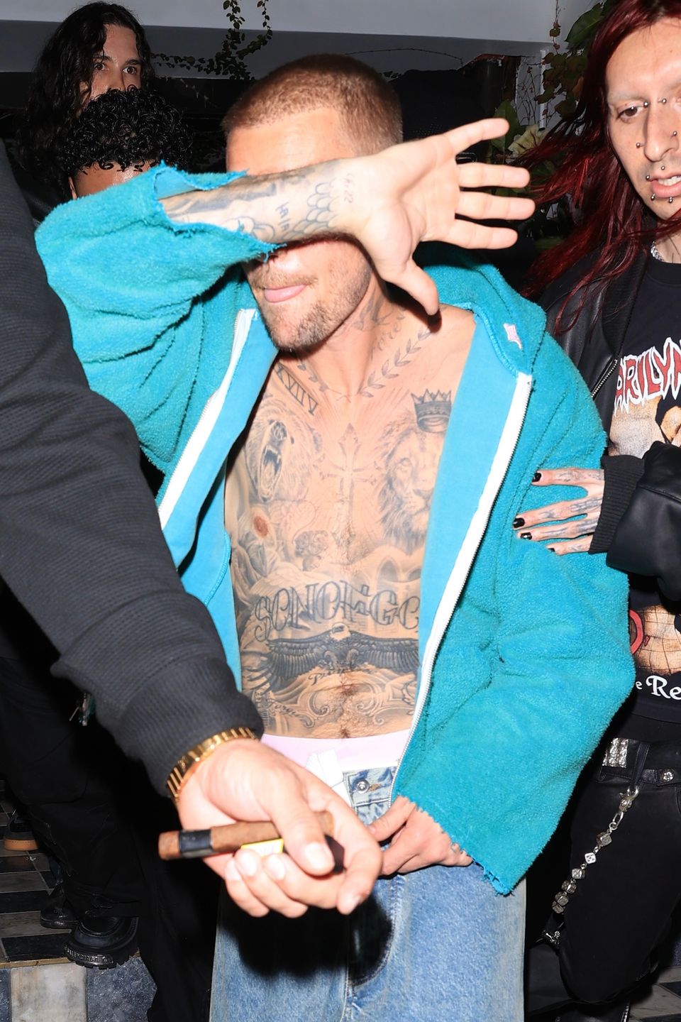 Justin Bieber na afterparty po gali rozdania nagród Grammy