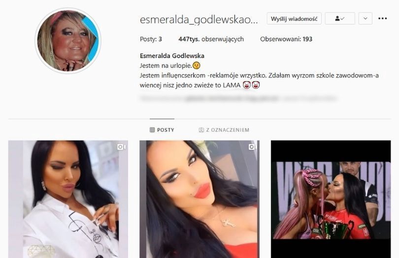 Esmeralda Godlewska żegna się z Instagramem