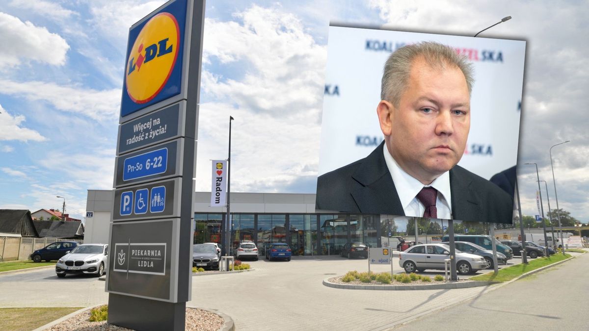 Były poseł Krzysztof Lisek dostał wezwanie do zapłaty 95 zł za parkowanie przy sklepie Lidl
