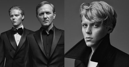 Jakub Gierszał i Andrzej Chyra robią tęgie miny w kampanii garniturów