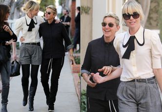 Ellen DeGeneres z żoną na spacerze