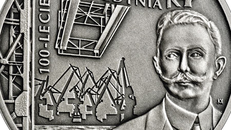 Moneta kolekcjonerska z okazji 100-lecia Portu Gdynia