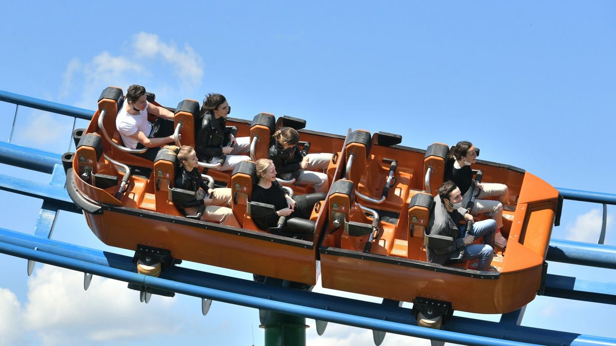 Otwarcie Energylandii po pandemii
Fot. Artur Barbarowski/East News, Zator (woj. malopolskie), 21.05.2021. Park rozrywki Energylandia w Zatorze otwary po pandemii.
Artur Barbarowski