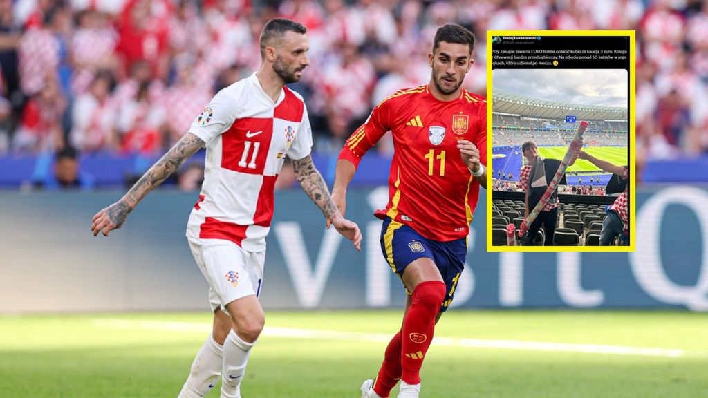 Na zdjęciu: mecz Hiszpania - Chorwacja na Euro 2024