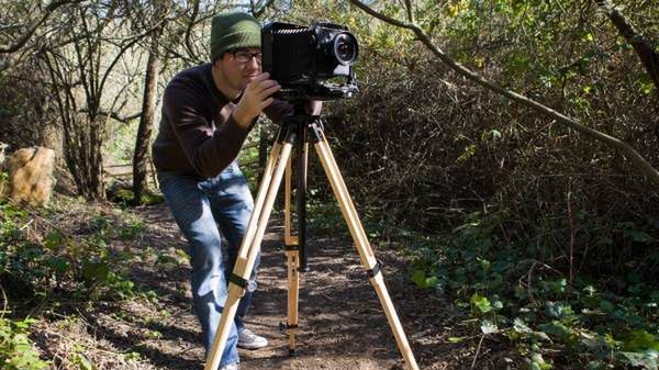 Drewniany statyw wykonany z niemiecką precyzją 1