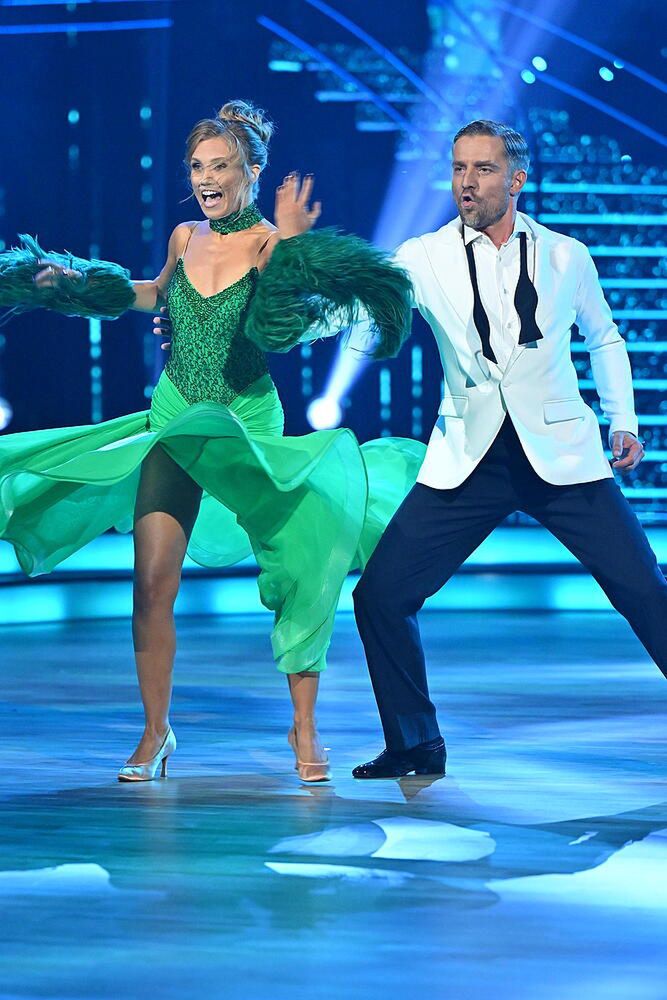 Agnieszka Kaczorowska i Marcin Rogacewicz w "Tańcu z gwiazdami"