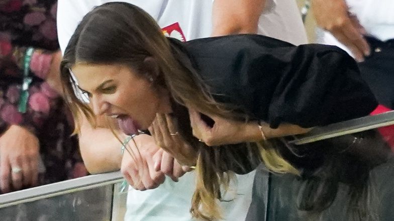 Anna Lewandowska kibicuje Polakom