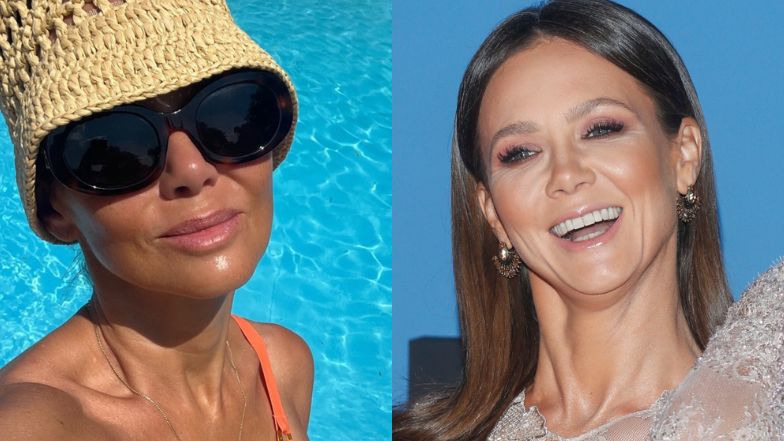 Kinga Rusin chwali się umięśnionym brzuchem.