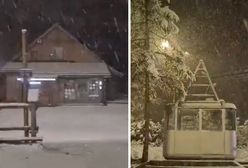 Pierwszy atak prawdziwej zimy. Sypnęło śniegiem