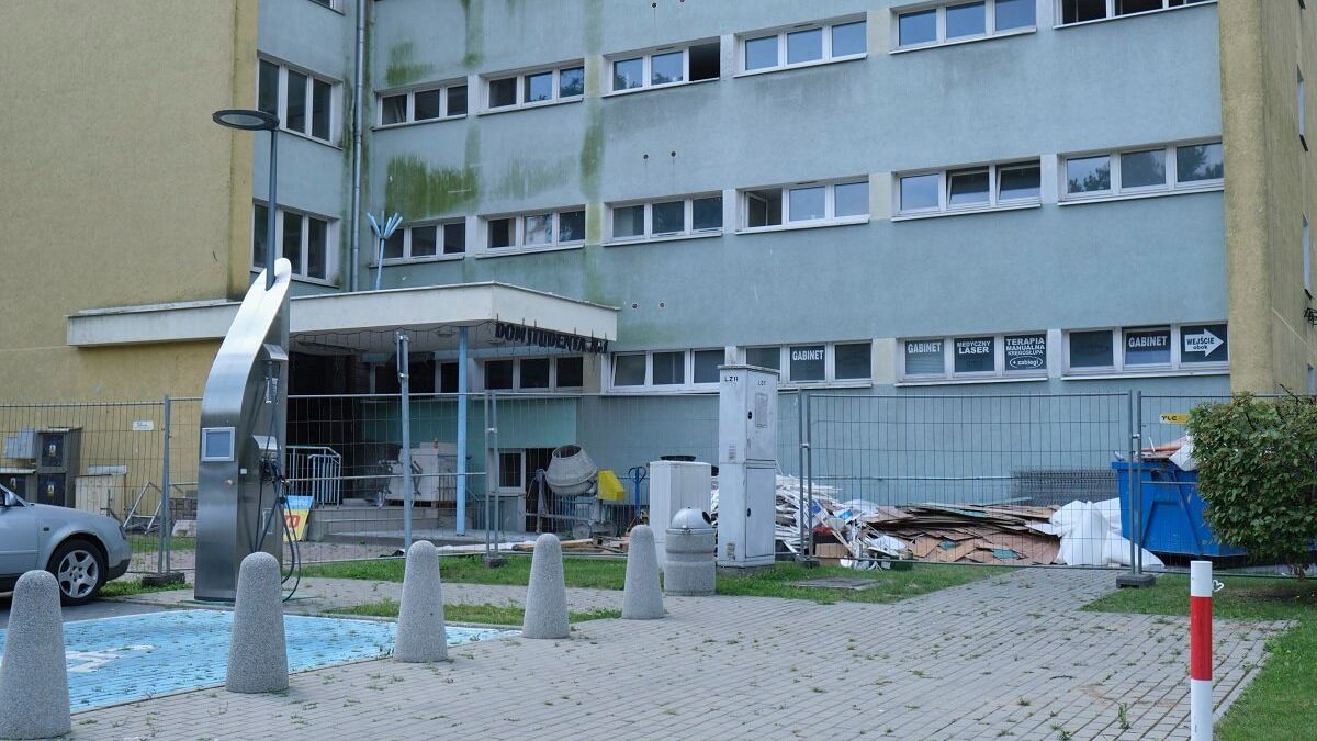 Remontowany Dom Studenta nr 1 Politechniki Lubelskiej okradziony