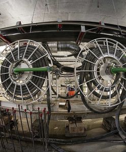 Warszawa. Metro. Tarcza TBM Maria rozpoczęła pracę na Bródnie