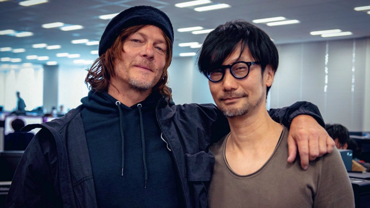 Od lewej: Norman Reedus i Hideo Kojima